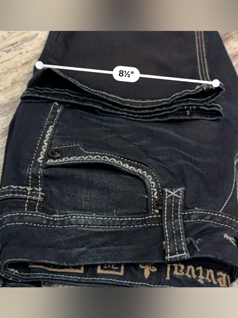 Rock Revival Exclusive Sequins Jacklyn Women’s Jean Size 30x32 - Picture 11 of 16